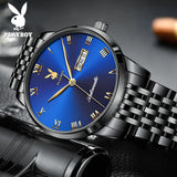 Famous Brand Business Classic Automatic Mechanical Dual Calendar Auto Date Waterproof Watches for Men