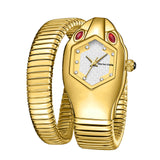 A Half-Circle Snake Shaped Best Selling Diamond Engraved Lady's Snake Watch