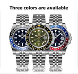 Top Brand New GMT Movement Quartz Watches, Stainless Steel BGW9 Luminous 20Bar Waterproof Diver Watch For Man