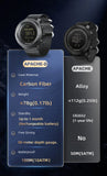 Free Diving Altimeter Barometer Compass 10ATM Waterproof Outdoor Sports Watches