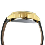 New Top Brand Classic Golden Tone and Black Fashion Creative Triangle Surface Three-Pointer Wristwatches for Men