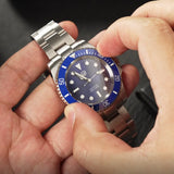 New Quartz Movement AR Sapphire Luminous BGW9 20Bar Waterproof Steel Wristwatches