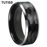 Plane Hammer With Beveled Edge Treatment New 6/8mm Tungsten Carbide Rings