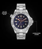 New Professional Dive Sport Mechanical Watches 316L Stainless Steel Sapphire Crystal 50Bar Auto Date Wristwatches