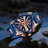 Top Brand Fashion Triangle Chronograph Military Wristwatches - Sport Army Luxury Waterproof Quartz Mens Watches