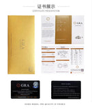 3 Stones 2/4CT D Colour Moissanite Diamonds Rings for - Luxury Sparkling Silver Wedding Jewellery with Certificates