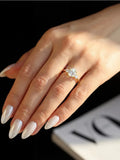Remarkable 1.2 Carat VVS1 D Colour Moissanite Double Round Solitaire Ring