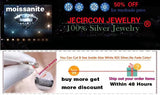 Popular Snowflake 4-Claw D Colour 1/2CT Moissanite Diamond S925 Sterling Silver Rings for Women Wedding Jewellery