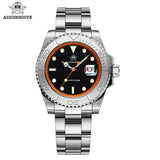 Luxury Men's Diver Steel 200m Waterproof Ceramic Bezel Analog Luminous Quartz Watch