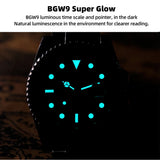 200m Water Resistance Ceramic Bezel Stylish Stainless Steel Quartz Men's Dive Watch