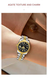 Top Brand Luxury Fashion Elegant Quartz Wristwatches, Creative Steel Waterproof Watches For Women - Ideal Gifts