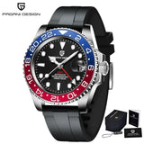 Luxury Design V3 Version GMT Watches Men's Luxury Sapphire Automatic Mechanical Stainless Steel Waterproof Watch