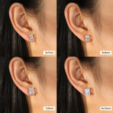 Luxury 0.5-2 Carats Marquise Heart Pear Princess Cut Moissanite Diamonds Stud Earrings