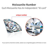 10 Stones 1ct Half Eternity Moissanite Diamonds Engagement Wedding Rings Sterling Silver Stackable Ring for Women