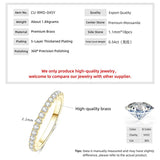 Terrific Full Eternity 2mm VVS1 D Colour Moissanite Stackable Sparkling Ring