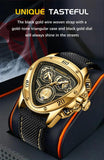 New Top Brand Luxury Gold Watch For Men - Fashion Waterproof Sport Military Quartz Chronograph Wristwatches - The Jewellery Supermarket