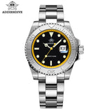 200m Water Resistance Ceramic Bezel Stylish Stainless Steel Quartz Men's Dive Watch