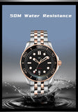 Miyota 8215 Waterproof Business Casual Sapphire Automatic Mechanical Watch