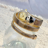 New Dainty Elegant Snake-Biting Design for Fashion Appeal Jewellery Watch