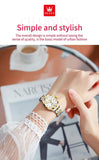 New Elegant Original Stainless Steel Waterproof Luminous Date Fashion Quartz Watches for Ladies