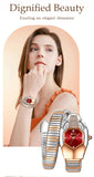 Fashion Brand New Unique Shape Luxury Strip Multicolour Quartz Women's Snake Watch