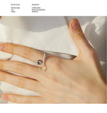 18K Gold Plated Chic Stainless Steel Personality Minimalist Classy Stylish Unique Ring