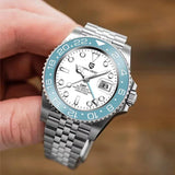 Top Brand Men GMT Watch Luxury Sapphire Glass Mechanical Watch 10 Bar Waterproof Automatic Watch for Men