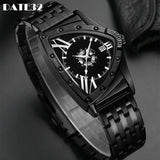 Luxury Classic Brand Multicolour Triangle Quartz Wristwatches -  Dial wth Roman Numerals Business Mens Wristwathes