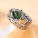 Famous Brand Dress Jewellery Fashion Quartz Snake Watch For Women