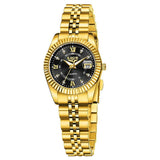 Top Brand Luxury Fashion Elegant Quartz Wristwatches, Creative Steel Waterproof Watches For Women - Ideal Gifts