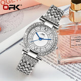 New Arrival Simple Elegant Luminous Zircon Diamonds Inlaid Quartz Watches for Women - Ideal Gifts