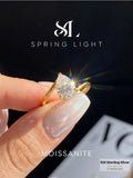 Stunning  Water Drop 2 Carat VVS1 D Colour Moissanite Diamond Ring Fine Jewellery