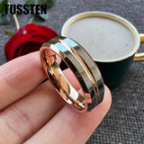 New Arrival Luxury Grooved Beveled Polished Excellent Quality Tungsten Wedding Rings for Men and Women - The Jewellery Supermarket