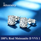 Luxury 0.5-2 Carats Marquise Heart Pear Princess Cut Moissanite Diamonds Stud Earrings