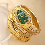 Awesome Unique Design Cross-Border Snake Shape Women's Fashion Watch - Creative Quartz Bracelet Watch