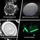 Top Brand Business High-end Men's Watch - Original Leather Strap Casual Luminous Elegant WristWatches for Men