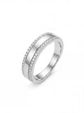 Lovely Round VVS1 D Colour Moissanite Diamonds Stellar Spikes Ring Fine Jewellery