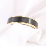 Brushed Polish Finished 6mm/8mm Tungsten Carbide Black/Silver/Gold/Purple/Rainbowd Ring