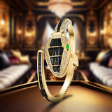 Fashionable Snake Design Style, Elegant and Unique High-End Women's Quartz Watches with Niche and Atmospheric Design