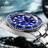 Waterproof Up to 20Bar Stainless Steel Quartz Waterproof Outdoor Sports Diver Watch