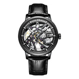 New Famous Brand Mechanical Watch - Men 30M Waterproof Luminous Steel Automatic Skeleton Dial Watch - The Jewellery Supermarket