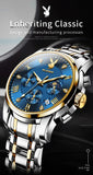 Top Brand Original Stainless Steel Waterproof Quartz, High Quality Trend Casual Men Wrist Watches for Men