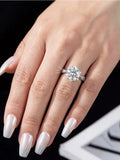 Luxury 2 Carat VVS1 D Colour Moissanite Diamond Gemstone Solitaire Ring
