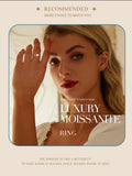 Unique Decorative Design Freshwater Pearl VVS1 D Colour Moissanite Silver Ring