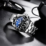Luxury Brand NH35 100M Waterproof Sapphire Glass Blue Green Black Dial Diver Watch