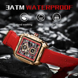 Big Dial Top Luxury Brand Sport Waterproof Chronograph Quartz Clock Automatic Date Mens Hipster Watches