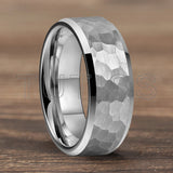 Plane Hammer With Beveled Edge Treatment New 6/8mm Tungsten Carbide Rings