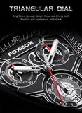 Top Brand Luxury Big Dial Chronograph Quartz Watches for Men - Sports Watches Military Style Wrist Watches
