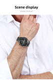 Original Luxury Maserati Men's Watch SFIDA Challenge Series Luxury Business Trendy Black Gold Steel Belt Watch