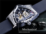 New Arrival Transparent Automatic WatchLuxury Silicone Strap Waterproof Luminous Fashion Mechanical Watches for Men